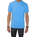 Men′s Solid Polo Shirt with Small Logo